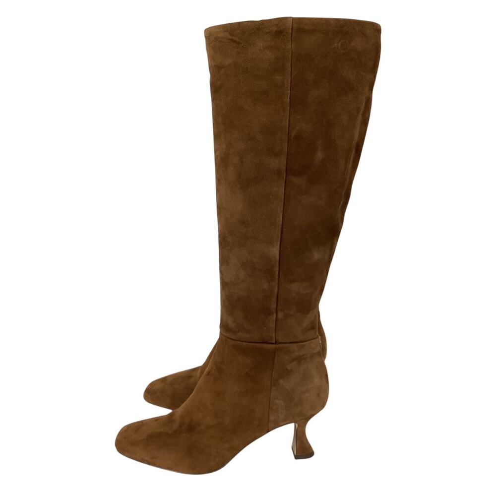 Sam Edelman Suede Toasted Coconut Leigh Boots Size 8.5 - Picture 3 of 5